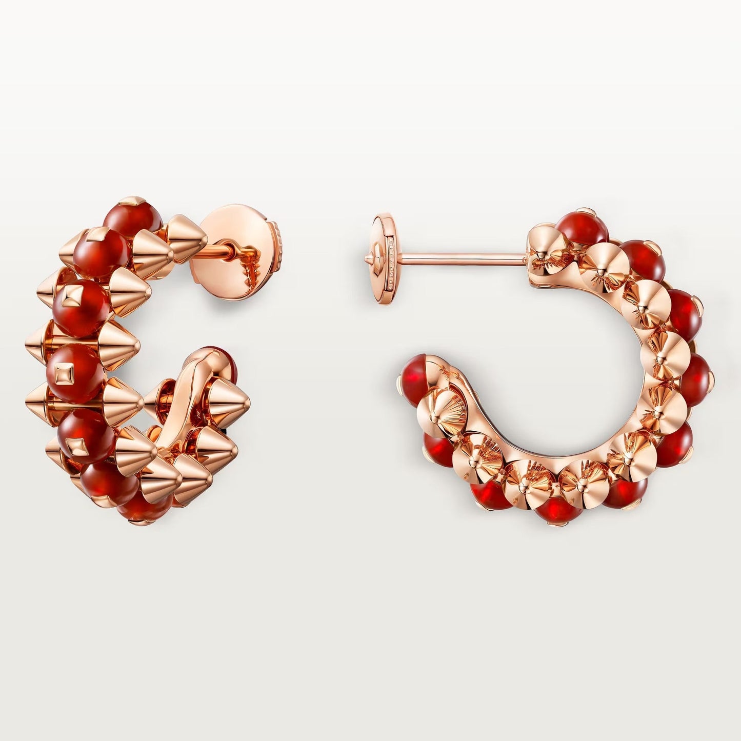 [CharmAmor]CLASH 7.9MM AGATE CHALCEDONY EARRINGS