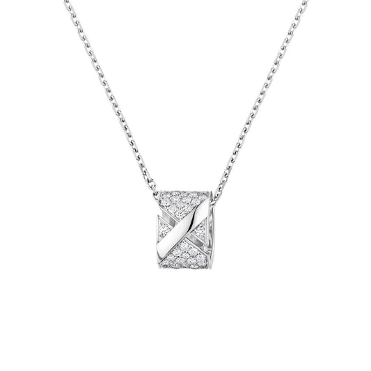 [CharmAmor]LIENS EVIDENCE DIAMOND PAVED NECKLACE