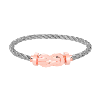 [CharmAmor]CHANCE LARGE 8 FIGURE BUCKLE NO DIAMOND BRACELET ROSE GOLD