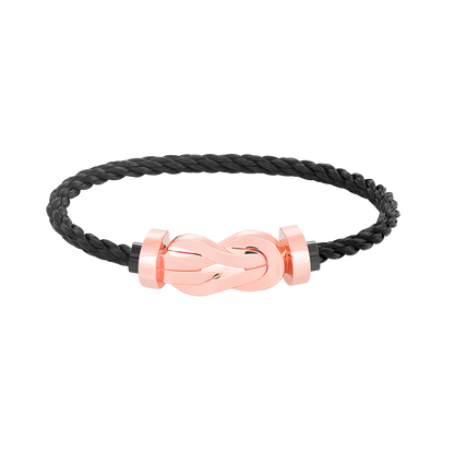 [CharmAmor]CHANCE LARGE 8 FIGURE BUCKLE NO DIAMOND BRACELET ROSE GOLD