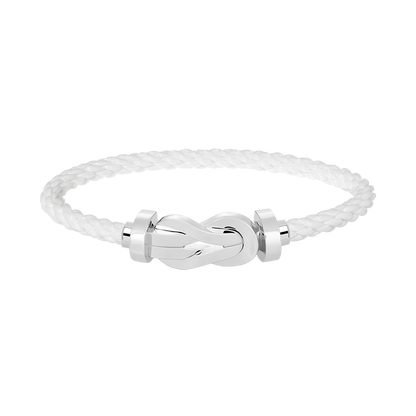 [CharmAmor]CHANCE LARGE 8 FIGURE BUCKLE NO DIAMOND BRACELET SILVER