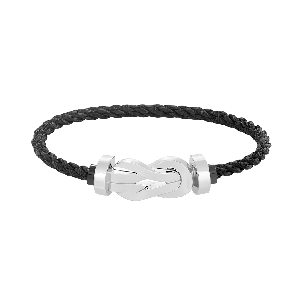 [CharmAmor]CHANCE LARGE 8 FIGURE BUCKLE NO DIAMOND BRACELET SILVER