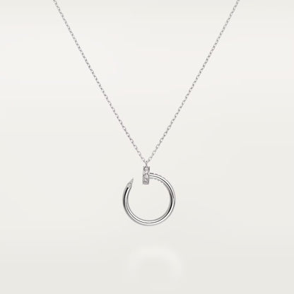 [CharmAmor]JUSTE NECKLACE HALF DIAMOND