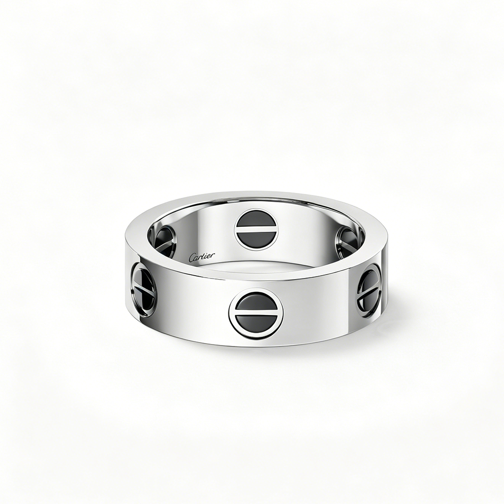 [CharmAmor]LOVE RING 5.5MM NO DIAMONDS  CERAMIC