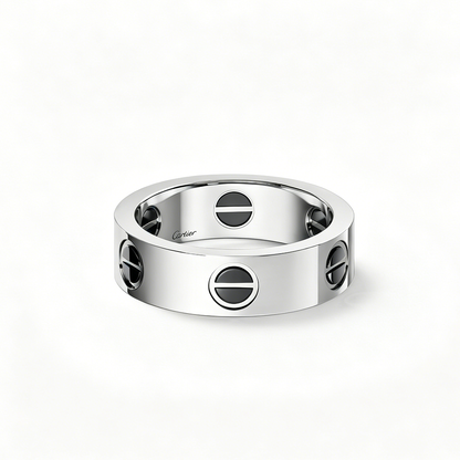 [CharmAmor]LOVE RING 5.5MM NO DIAMONDS  CERAMIC