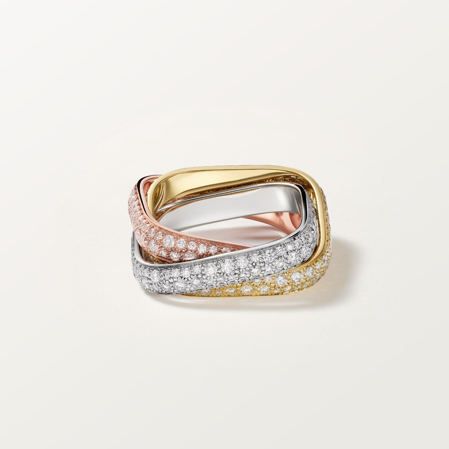 [CharmAmor]TRINITY 3.5MM CUSHION RING COLLECTION