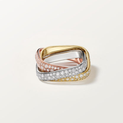[CharmAmor]TRINITY 3.5MM CUSHION RING COLLECTION