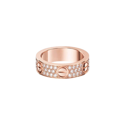 [CharmAmor]LOVE RING 5.5MM DIAMONDS PAVED