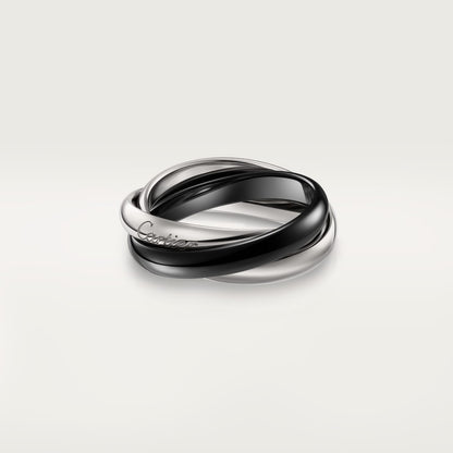 [CharmAmor]TRINITY 3.2MM RING BLACK CERAMIC