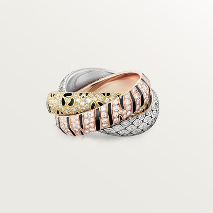 [CharmAmor]TRINITY  RING LEOPARD PRINT