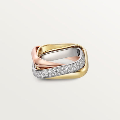 [CharmAmor]TRINITY 3.5MM CUSHION RING COLLECTION