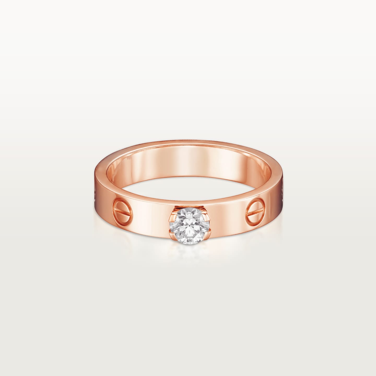 [CharmAmor]LOVE RING 3.6MM 1 BIG DIAMOND