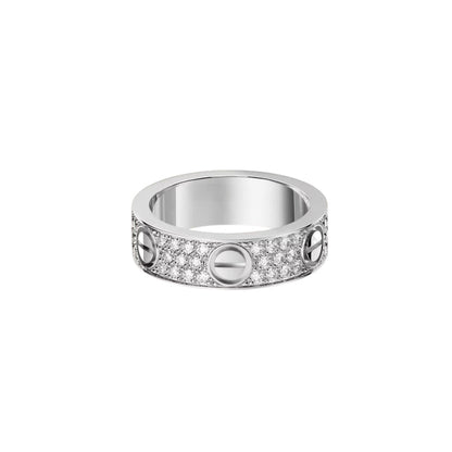 [CharmAmor]LOVE RING 5.5MM DIAMONDS PAVED