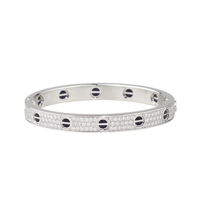[CharmAmor]LOVE BRACELET 6.1MM DIAMOND-PAVED CERAMIC