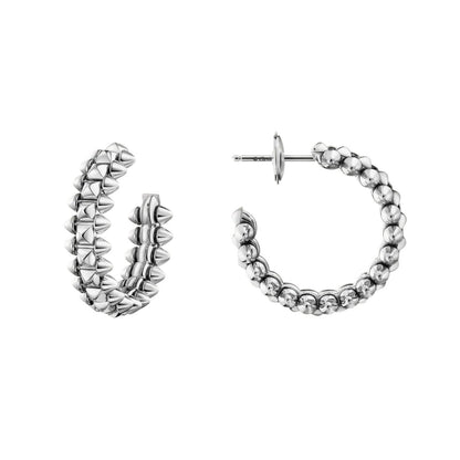 [CharmAmor]CLASH SMALL HOOP EARRINGS