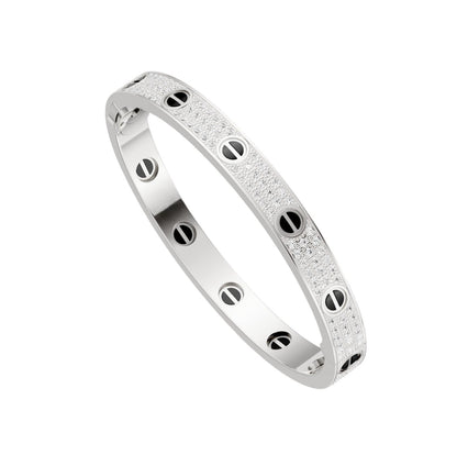 [CharmAmor]LOVE BRACELET 6.1MM DIAMOND-PAVED CERAMIC