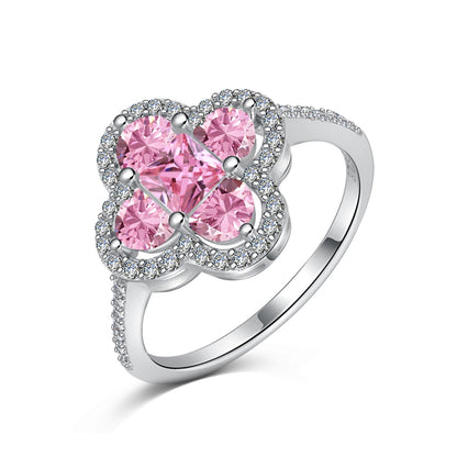 [CharmAmor]Luxurious Eternity Flower Shape Banquet Ring
