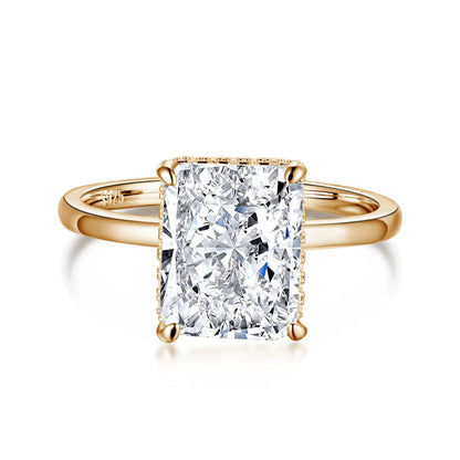 [CharmAmor]4.0 Carat Ornate Enchanting Radiand Cut Banquet Ring