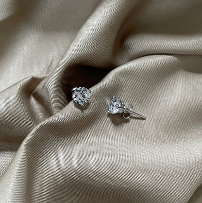 [CharmAmor]Dainty Round Shape Earrings