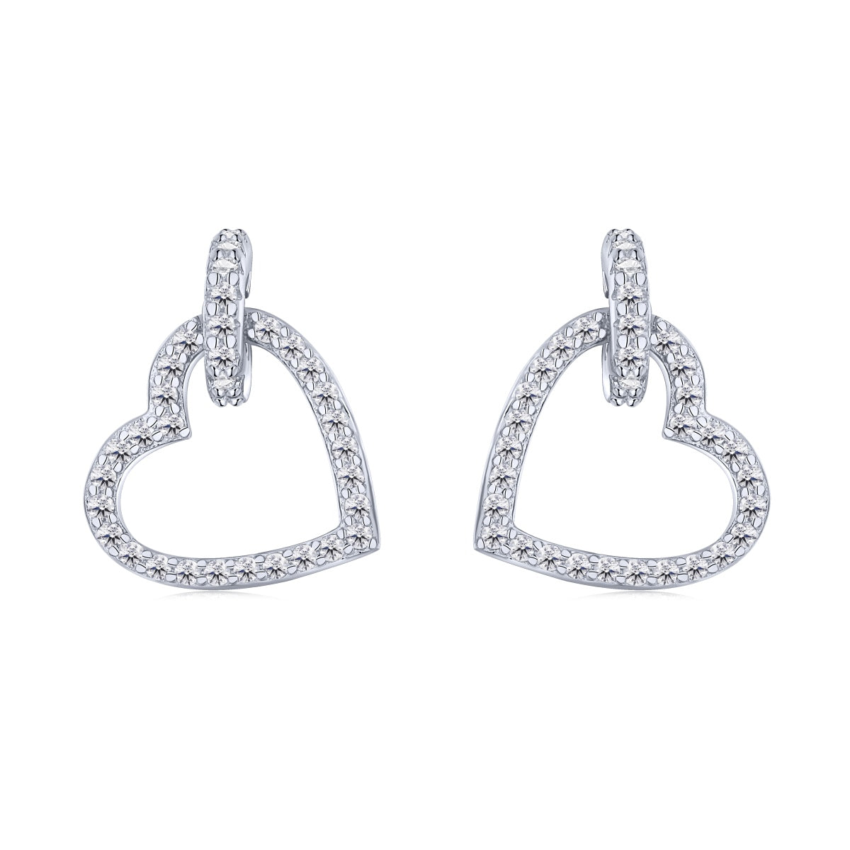 [CharmAmor]Dainty Heart Shape Earrings