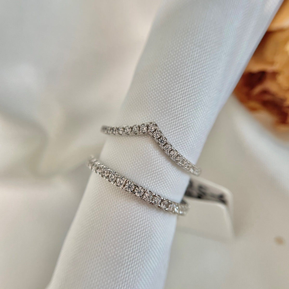 [CharmAmor]Elaborate Tennis Band Ring