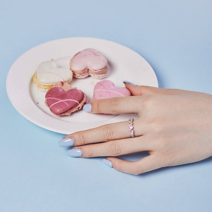 [CharmAmor]Delicate Vibrant Emerald Cut Daily Ring