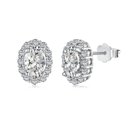 [CharmAmor]Delicate Unique Oval Cut Daily Earrings