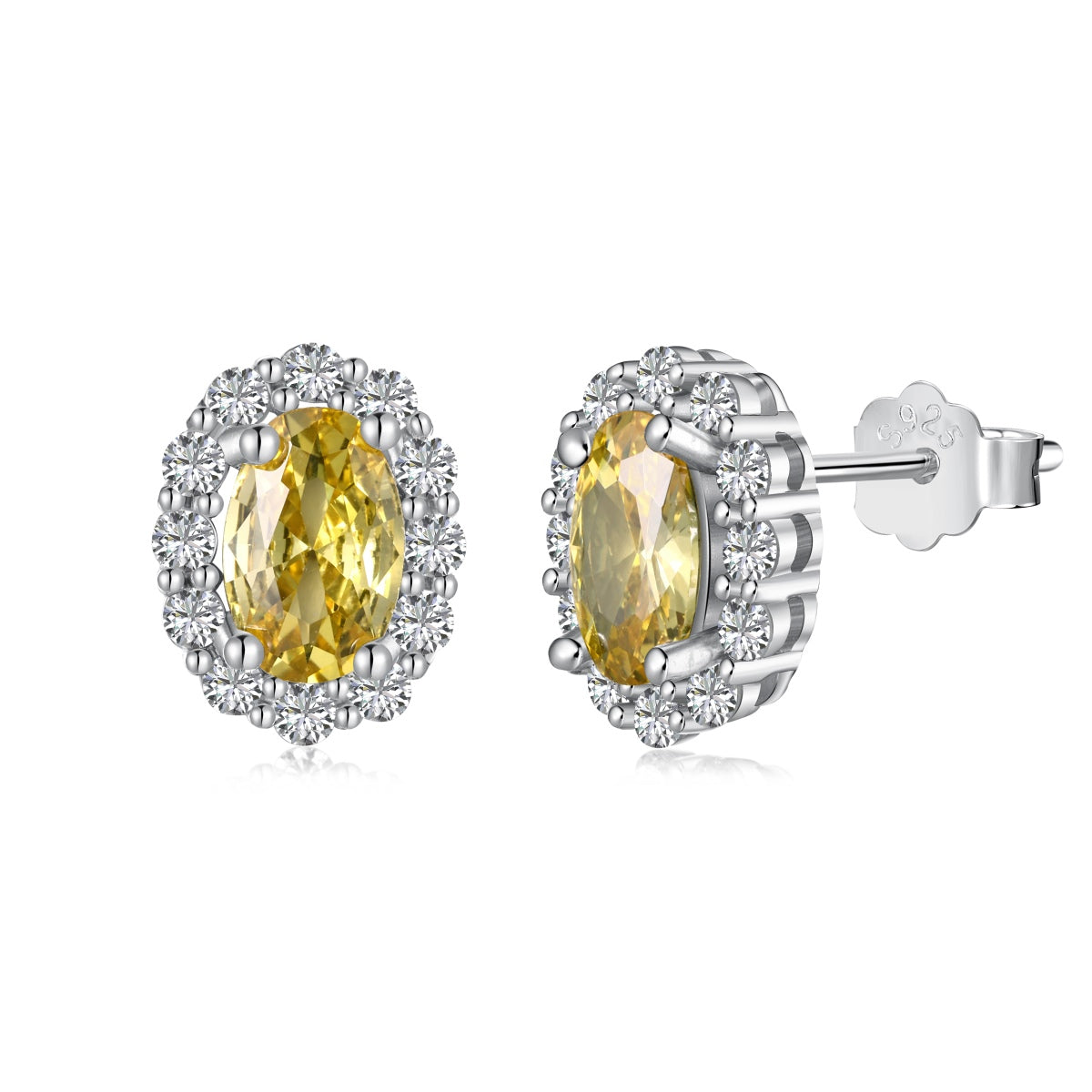 [CharmAmor]Delicate Unique Oval Cut Daily Earrings