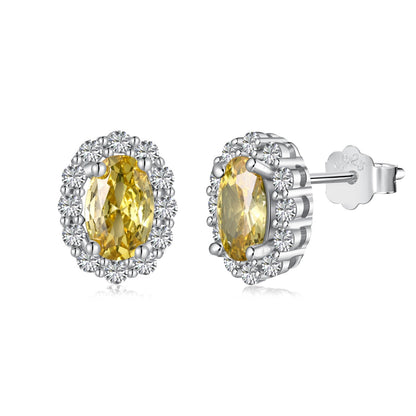 [CharmAmor]Delicate Unique Oval Cut Daily Earrings
