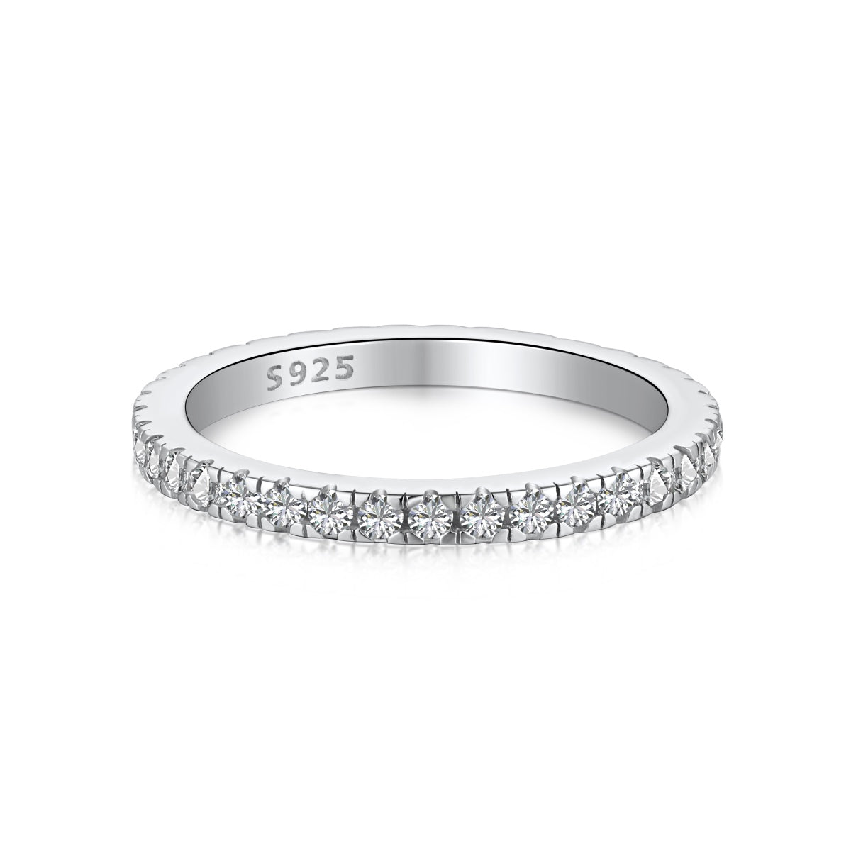 [CharmAmor]Delicate Sparkling Round Cut Daily Ring