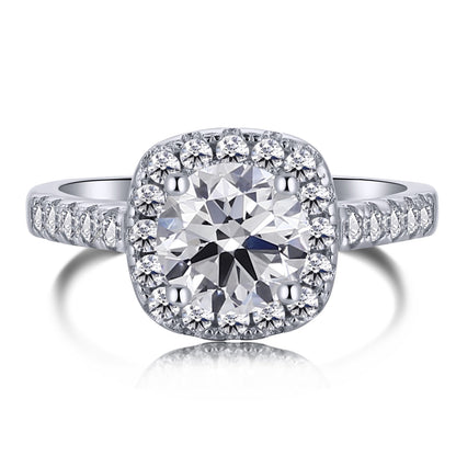 [CharmAmor]Dazzling Resplendent Round Cut Wedding Ring