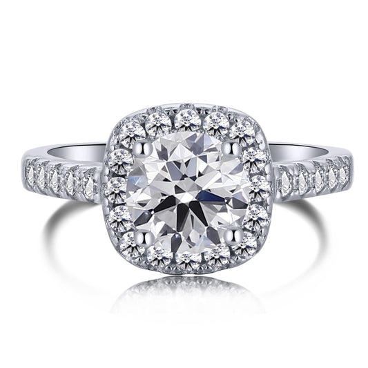 [CharmAmor]Dazzling Resplendent Round Cut Wedding Ring
