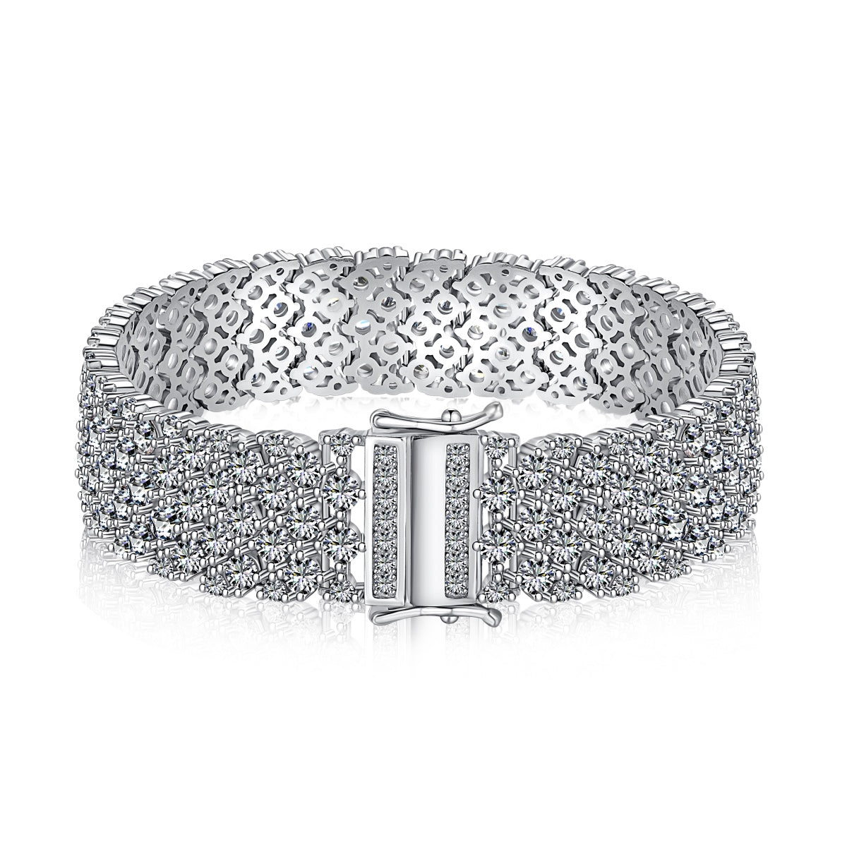 [CharmAmor]Ornate Elegant Round Cut Party Bracelet