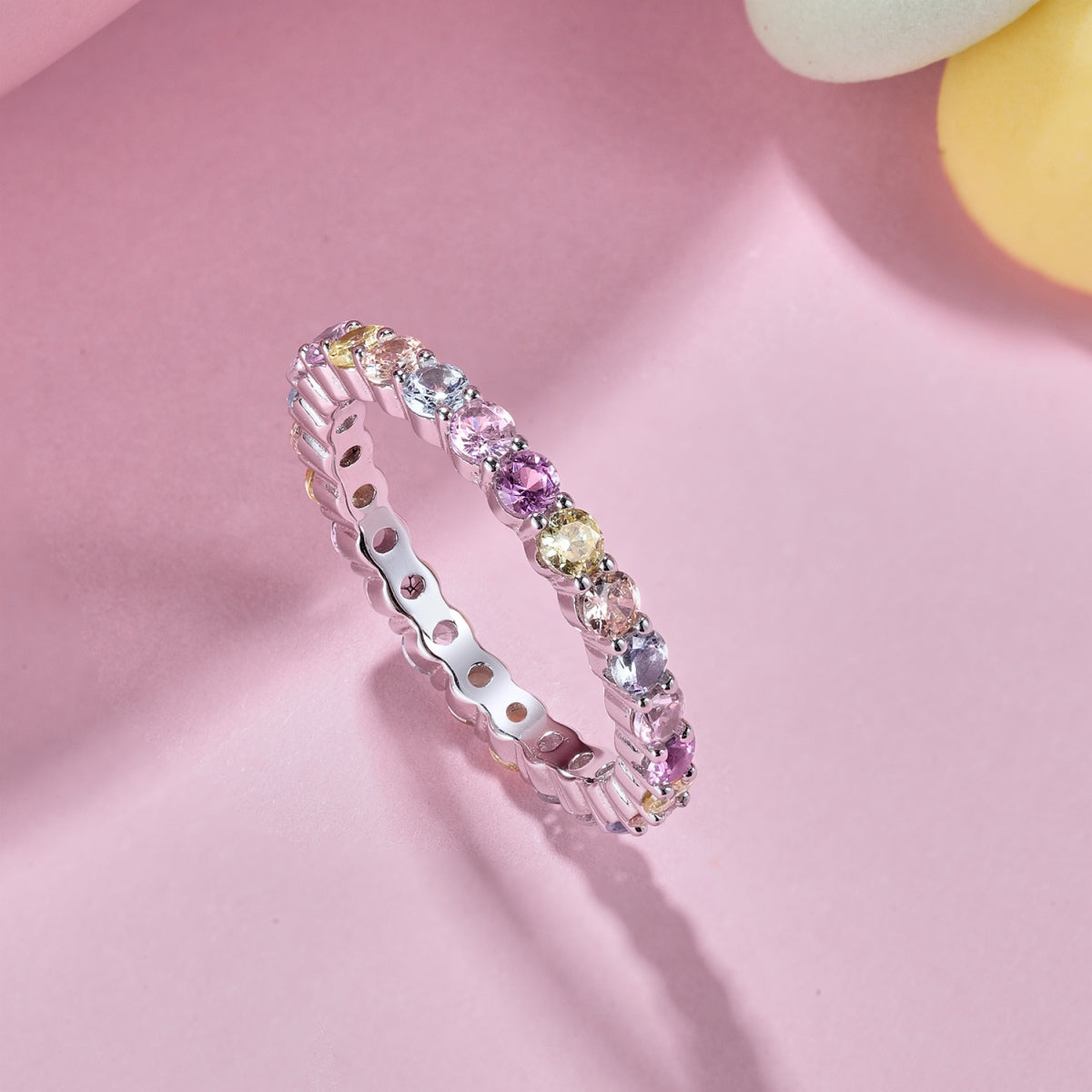 [CharmAmor]Dazzling Resplendent Round Cut Party Ring