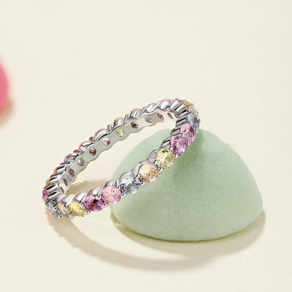 [CharmAmor]Dazzling Resplendent Round Cut Party Ring
