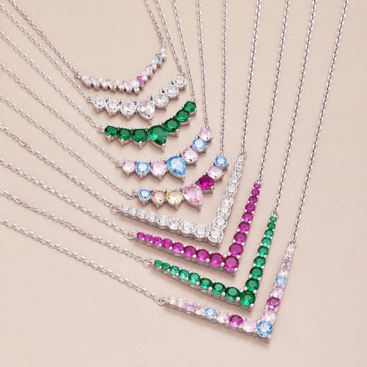 [CharmAmor]Ornate Round Cut Necklace