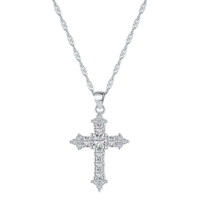 [CharmAmor]Delicate Cross Shape Necklace