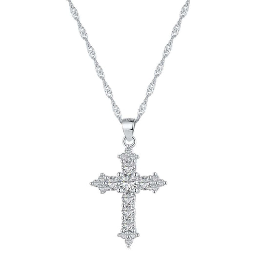 [CharmAmor]Delicate Cross Shape Necklace