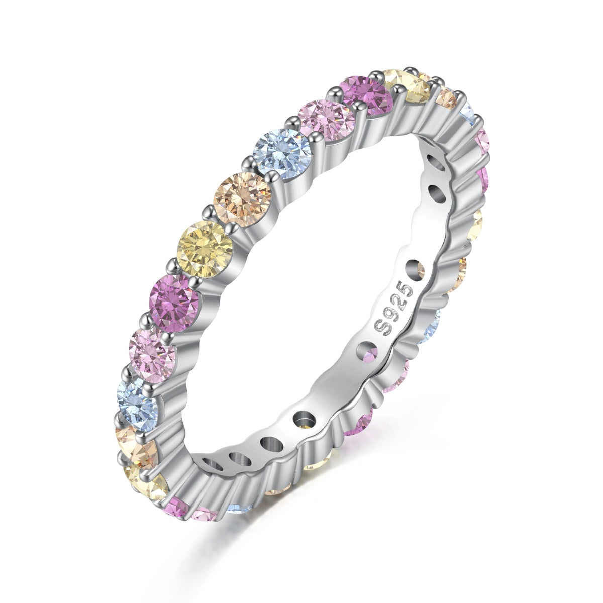 [CharmAmor]Dazzling Resplendent Round Cut Party Ring