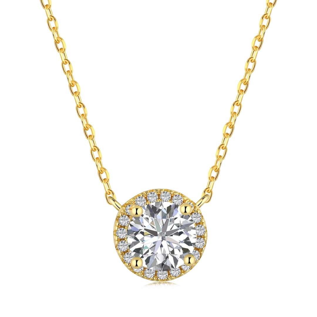 [CharmAmor]Luxurious Round Cut Necklace
