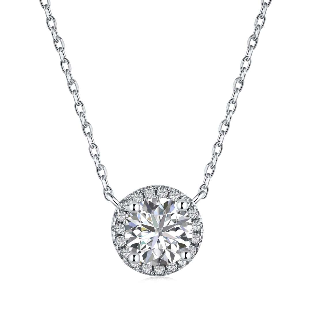 [CharmAmor]Luxurious Round Cut Necklace