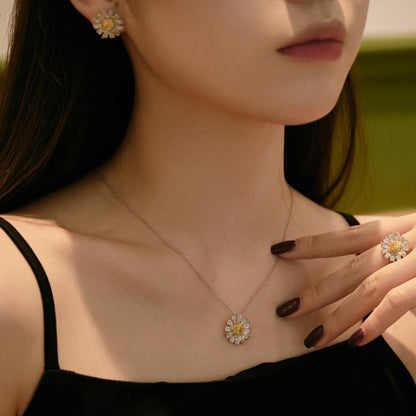 [CharmAmor]Exquisite Daisy Necklace
