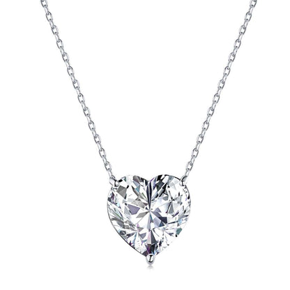 [CharmAmor]6.0 carat Radiant Heart Shape Necklace