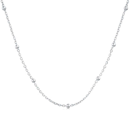 [CharmAmor]Small Bead Clavicle Chain Simple Necklace
