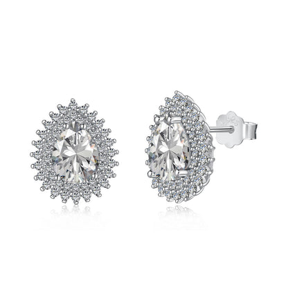 [CharmAmor]Delicate Gorgeous Pear Cut Daily Earrings