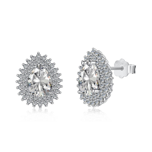 [CharmAmor]Delicate Gorgeous Pear Cut Daily Earrings