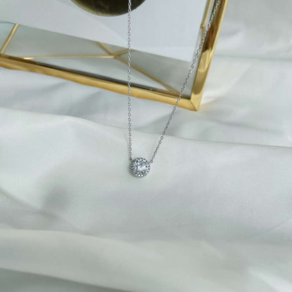 [CharmAmor]Luxurious Round Cut Necklace