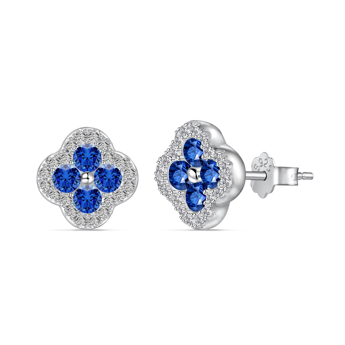 [CharmAmor]Four-Leaf Clover Flower Shaped Earrings