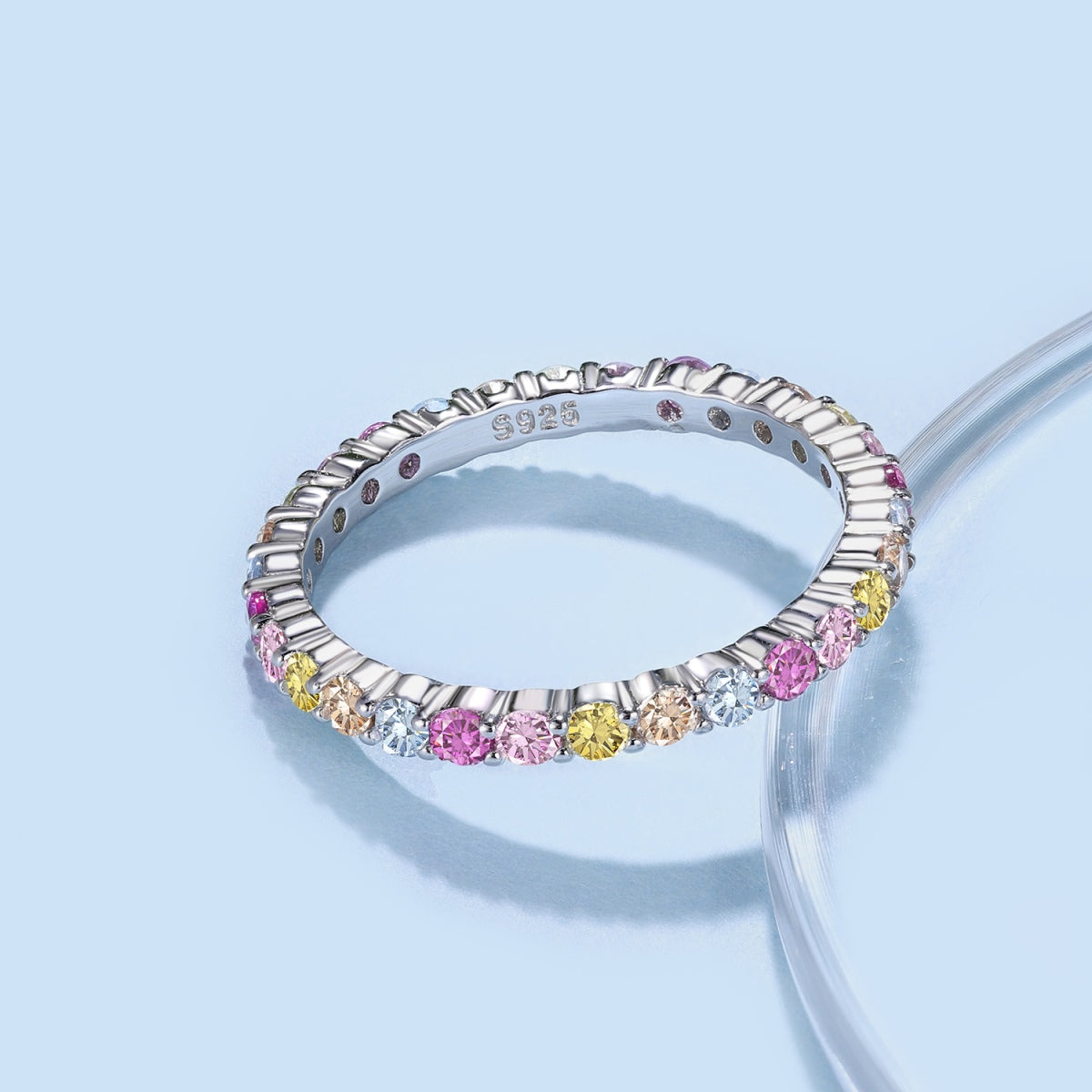 [CharmAmor]Elegant Vivid Round Cut Daily Ring