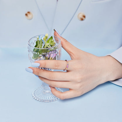 [CharmAmor]Dazzling Resplendent Round Cut Party Ring